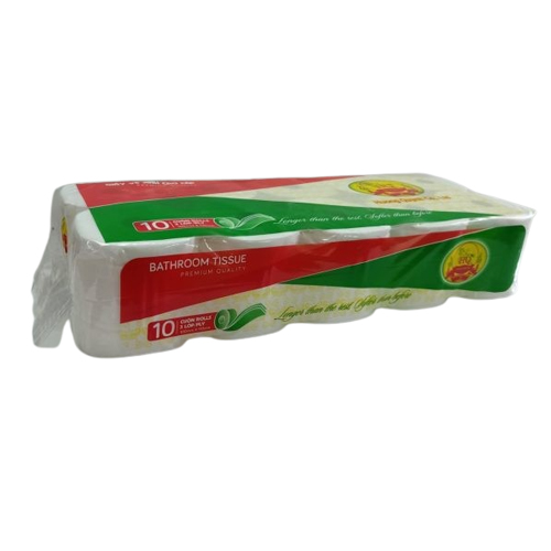 Giấy vệ sinh Hương Quỳnh 10 cuộn 3 lớp